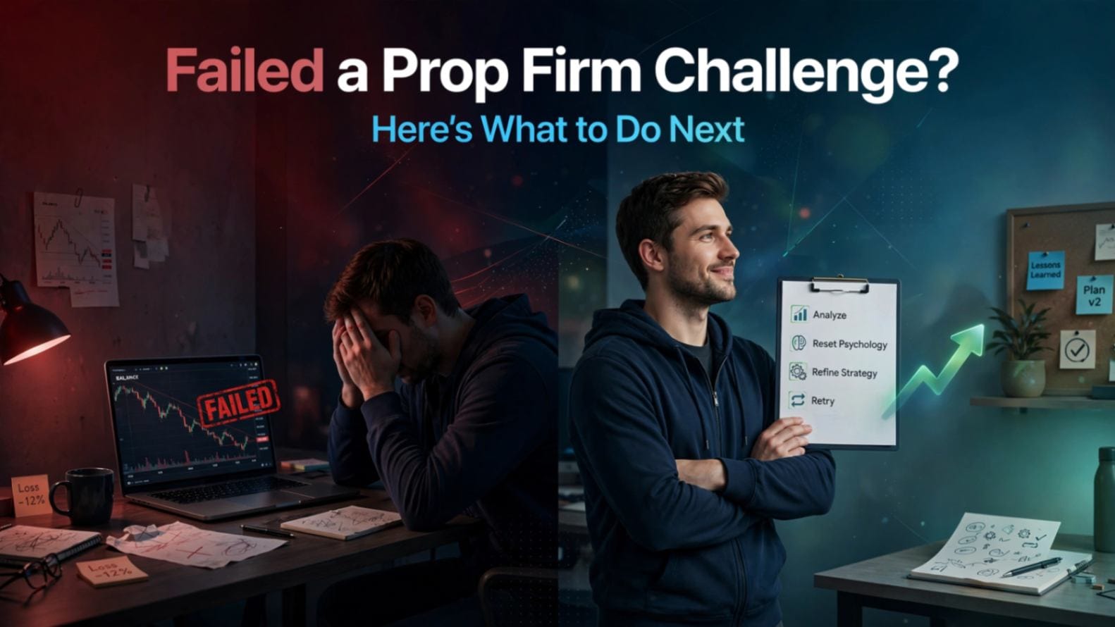 Failed a Prop Firm Challenge? Here's What to Do Next