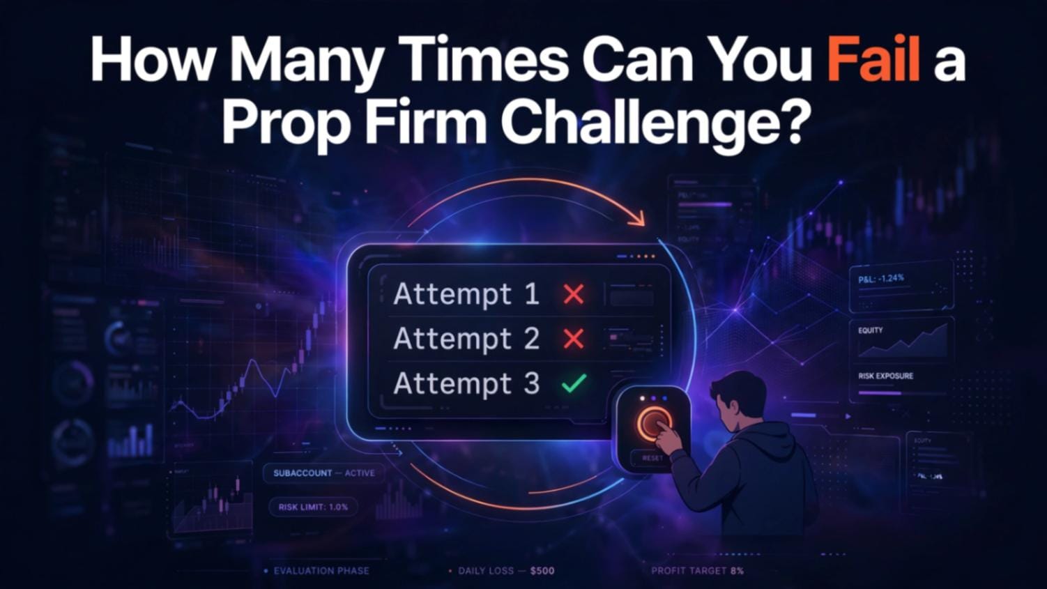 How Many Times Can You Fail a Prop Firm Challenge