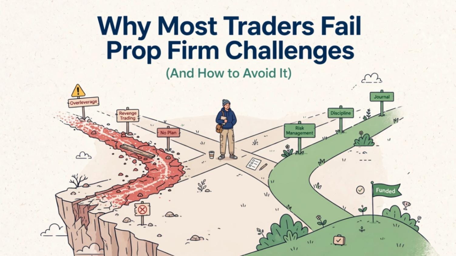 Why Most Traders Fail Prop Firm Challenges